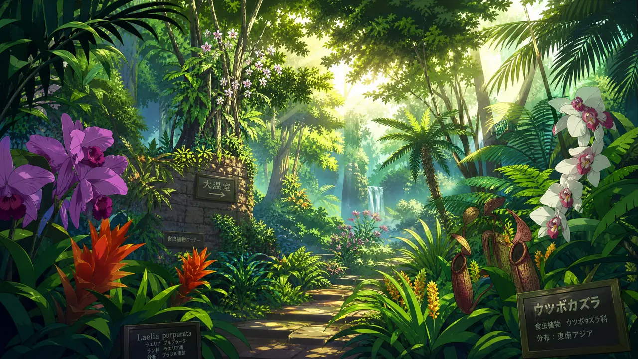 海角热带雨林稀有植物视频教程：探秘亚马逊植物王国视频演示